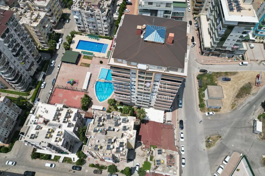 Квартира 1+1 меблированная, район Махмутлар – Алания с видом на море и горы 9 