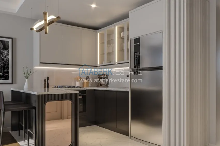 Приобрести Квартиры 1+1 от застройщика в новом современном жилом комплексе район Тедже-Мерсин 4 