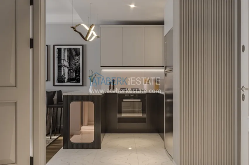 Приобрести Квартиры 1+1 от застройщика в новом современном жилом комплексе район Тедже-Мерсин 5 