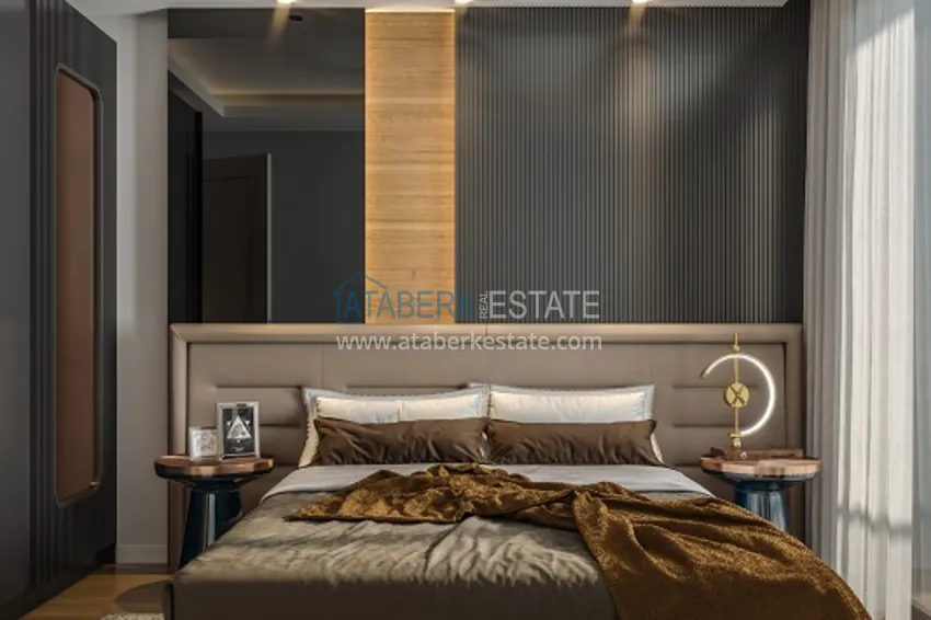 Приобрести Квартиры 1+1 от застройщика в новом современном жилом комплексе район Тедже-Мерсин 8 