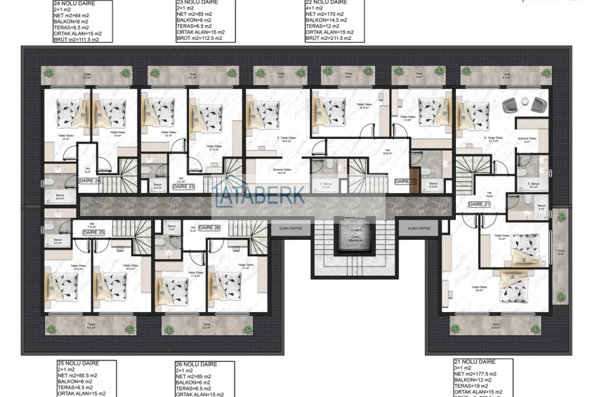 Купить дешево Уютный бутик-комплекс в районе Оба – комфортабельное жилье в Алании ждет вас! 4 