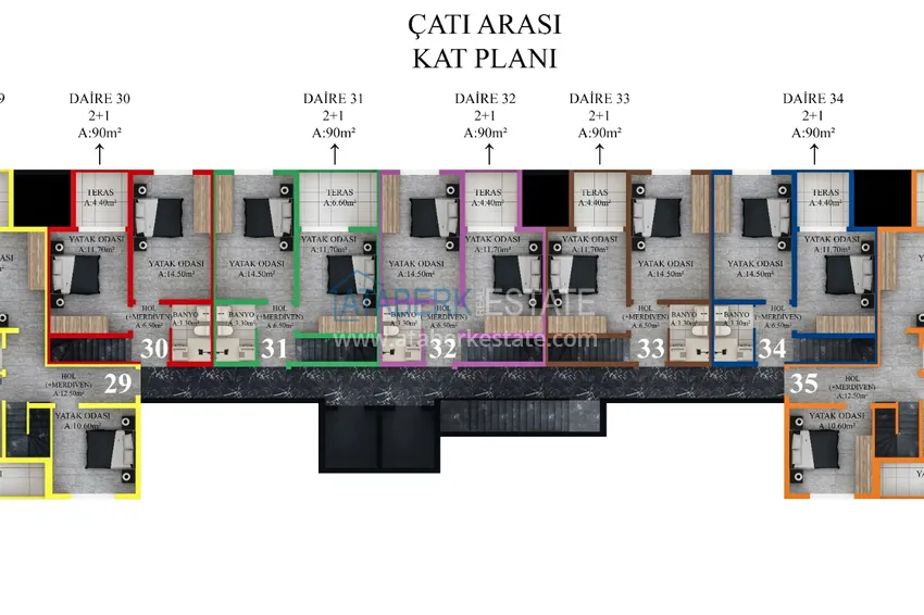Купить дешево Квартиры от застройщика по минимальным стартовым ценам – Газипаша, Пазарджи 11 