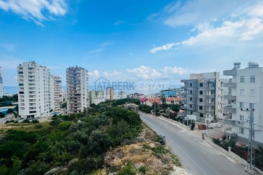 Квартира 1+1 с чистовой отделкой и видом на море в районе Аяш, Мерсин, 50 м2 7 