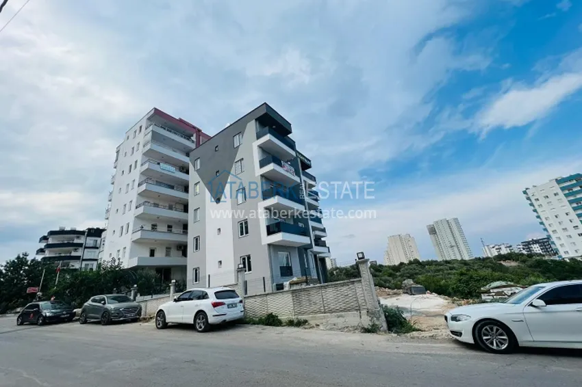 Квартира 1+1 с чистовой отделкой и видом на море в районе Аяш, Мерсин, 50 м2 3 