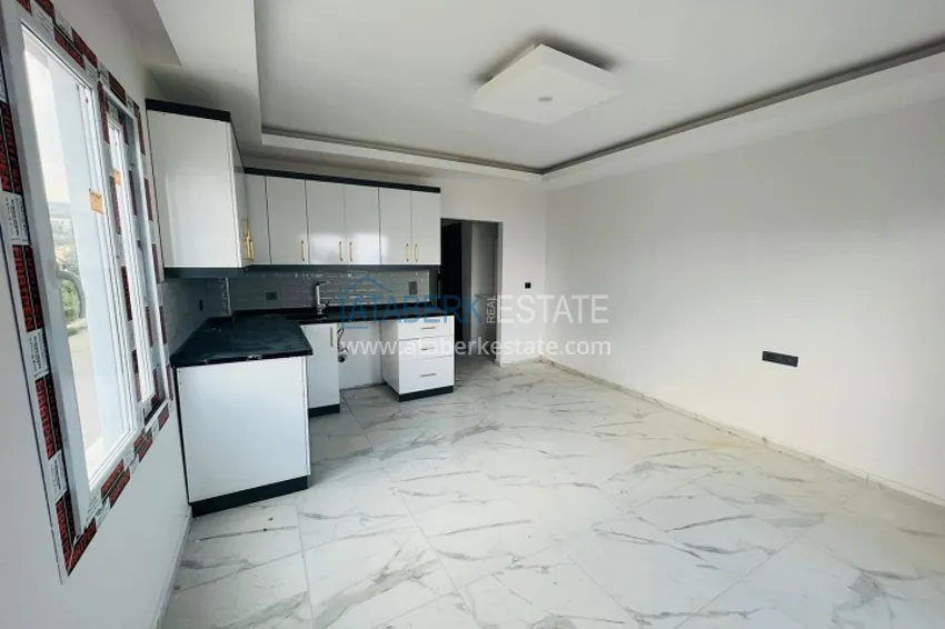 Приобрести Квартира 1+1 с чистовой отделкой и видом на море в районе Аяш, Мерсин, 50 м2 2 