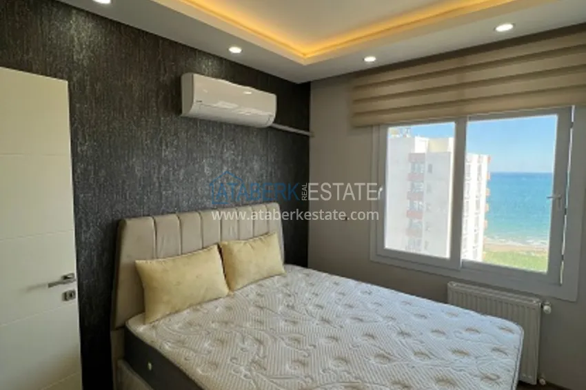 Приобрести Дуплекс 2+1 в Мерсине - Тедже, с панорамным видом на море, напрямую от собственника 7 