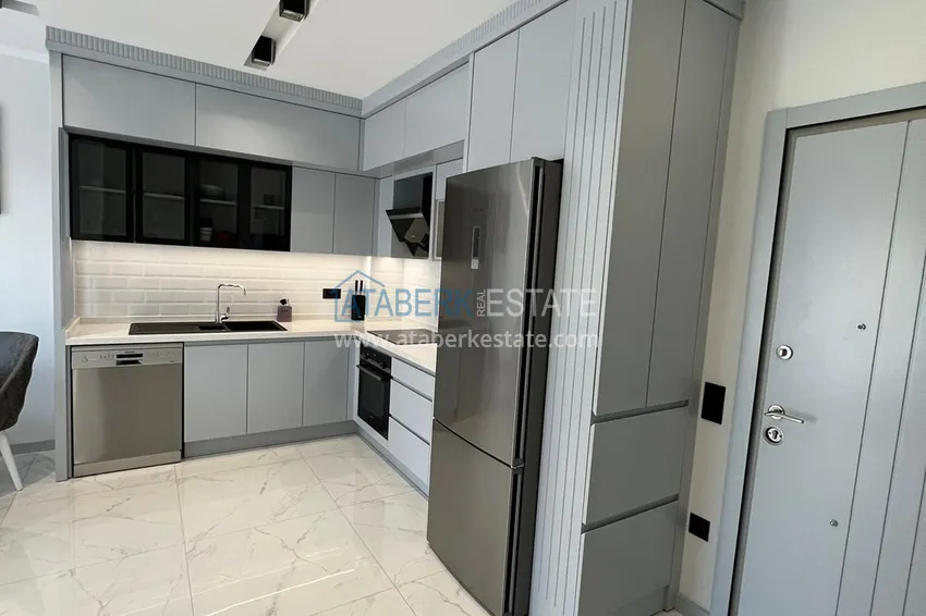 Приобрести Квартира 1+1 с мебелью от собственника в современной резиденции – Алания, район Оба 1