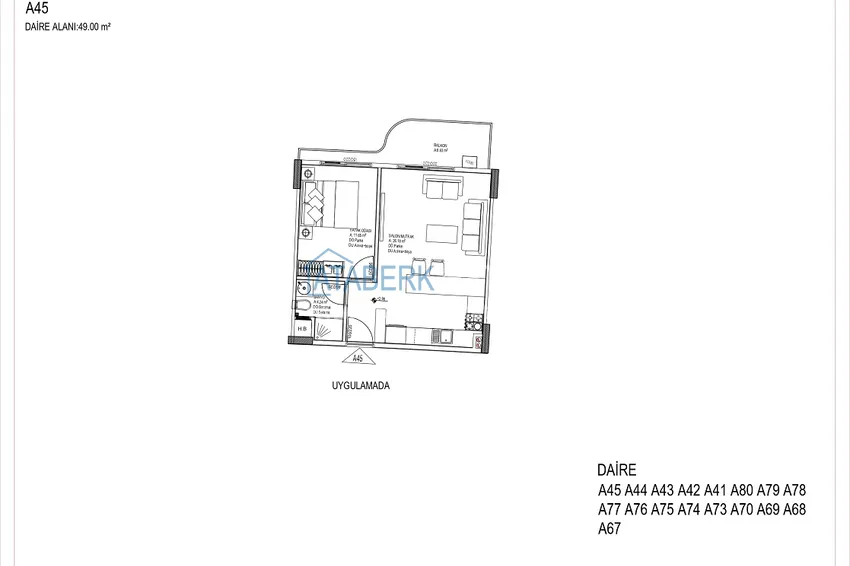 Купить дешево Квартиры от застройщика с рассрочкой на 2 года 25% первоначальный взнос - район Алтынташ, Анталия 4 