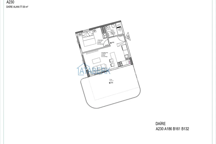 Купить дешево Квартиры от застройщика с рассрочкой на 2 года 25% первоначальный взнос - район Алтынташ, Анталия 7 