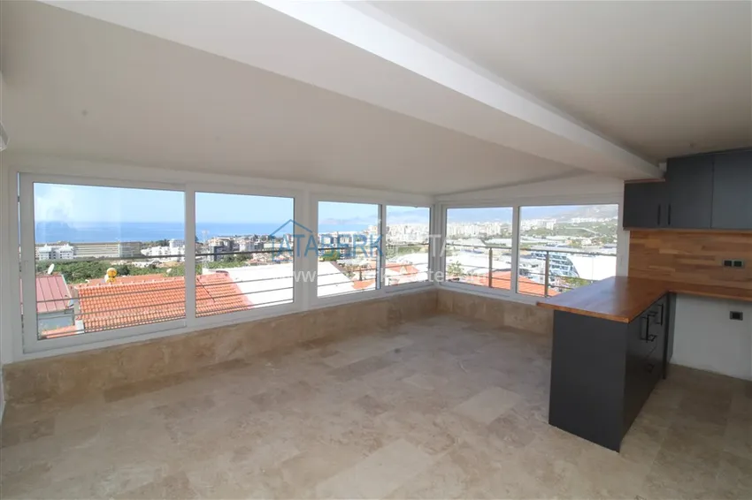 Приобрести Вилла 3+1 после ремонта с видом на море и крепость, район Каргыджак – Алания  10 