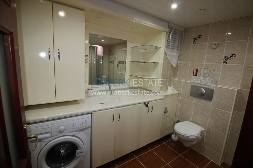 Приобрести Квартира 2+1 с мебелью и застеклённым балконом в 300 метрах от моря – Алания, район Оба 10 