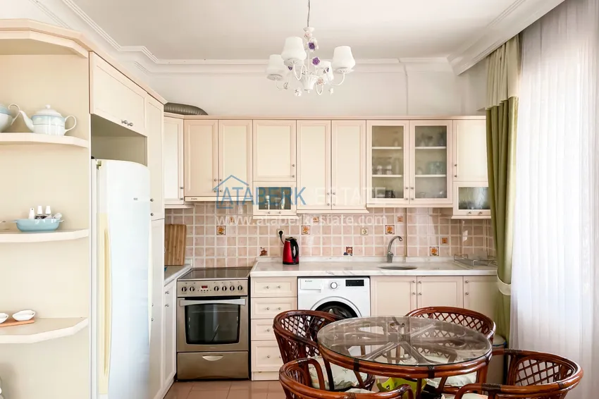 Приобрести Роскошная линейная квартира «под ключ» на первой береговой линии в курортном районе Тосмур, Алания 15