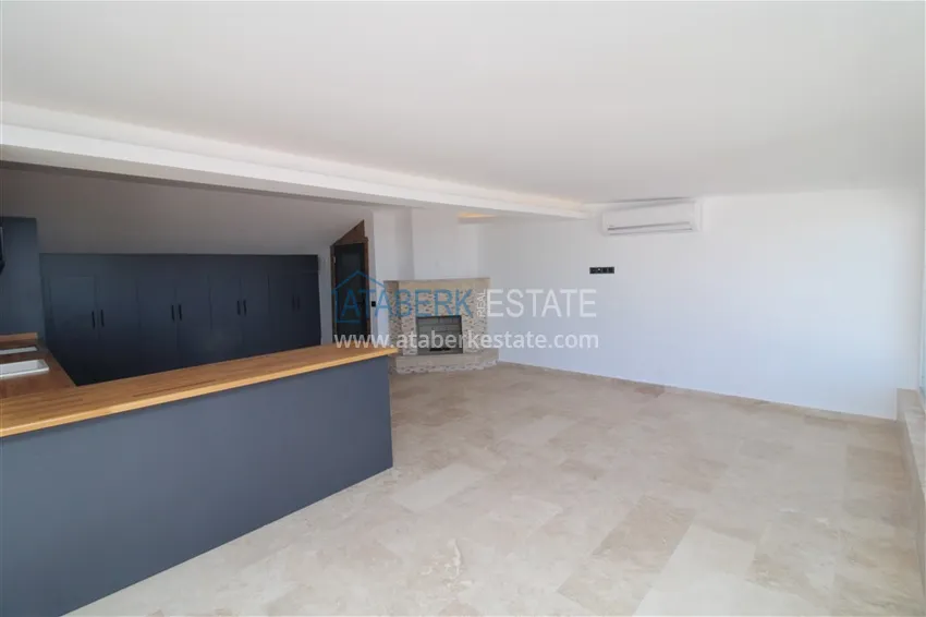 Приобрести Вилла 3+1 после ремонта с видом на море и крепость, район Каргыджак – Алания  12 