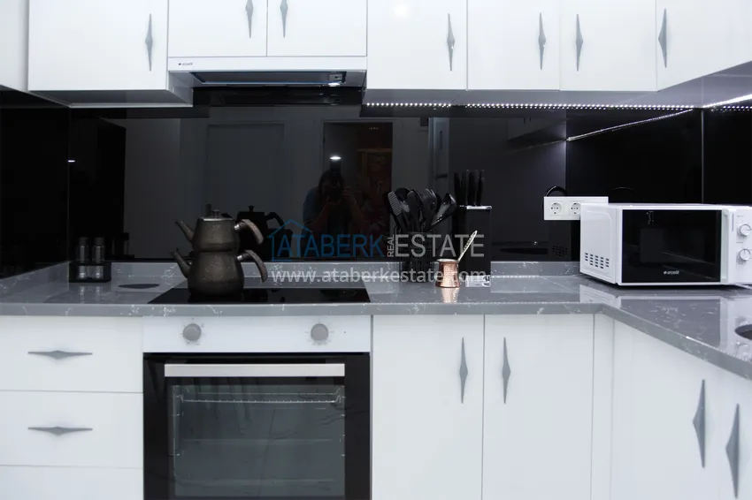 Приобрести Аренда квартиры 1+1 в комфортабельном комплексе - Алания, район Авсаллар №4 11