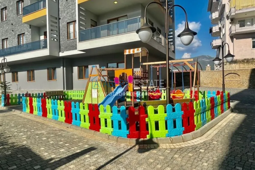 Линейная квартира 3+1 с отдельной кухней в комплексе сегмента комфорт – Алания, район Оба 11 