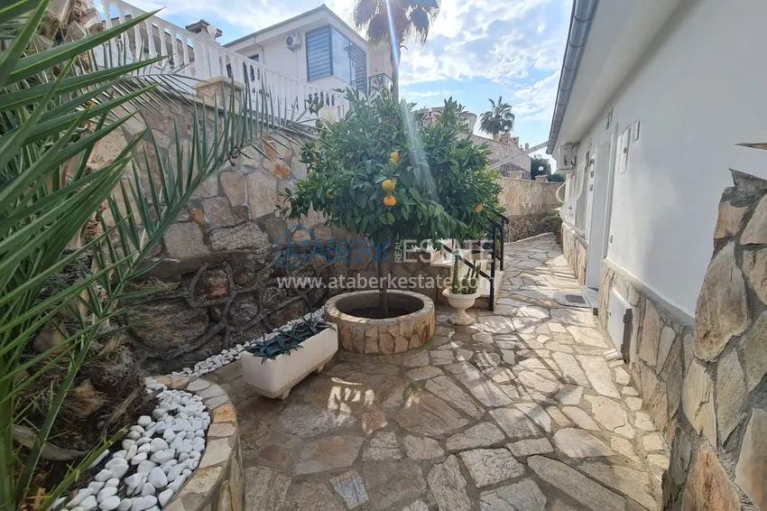 Двухэтажная вилла с потрясающим видом на море в районе Каргыджак, Алания. Подходит для гражданства 11 