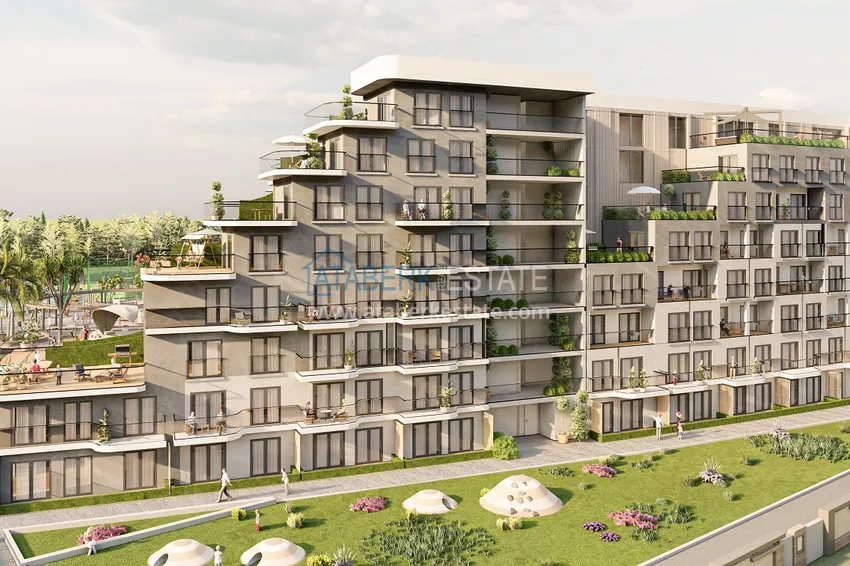 Квартиры от застройщика с рассрочкой на 2 года 25% первоначальный взнос - район Алтынташ, Анталия 12 