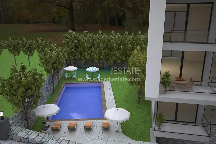 Инвестиционная недвижимость на этапе строительства в районе Демирташ, Алания 12 