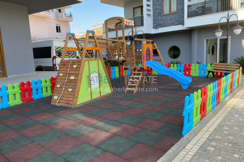 Линейная квартира 3+1 с отдельной кухней в комплексе сегмента комфорт – Алания, район Оба 12 