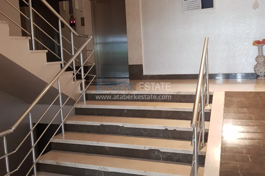 Пентхаус-дуплекс 4+1 частично меблированный с видом на море и горы, район Махмутлар – Алания 15 