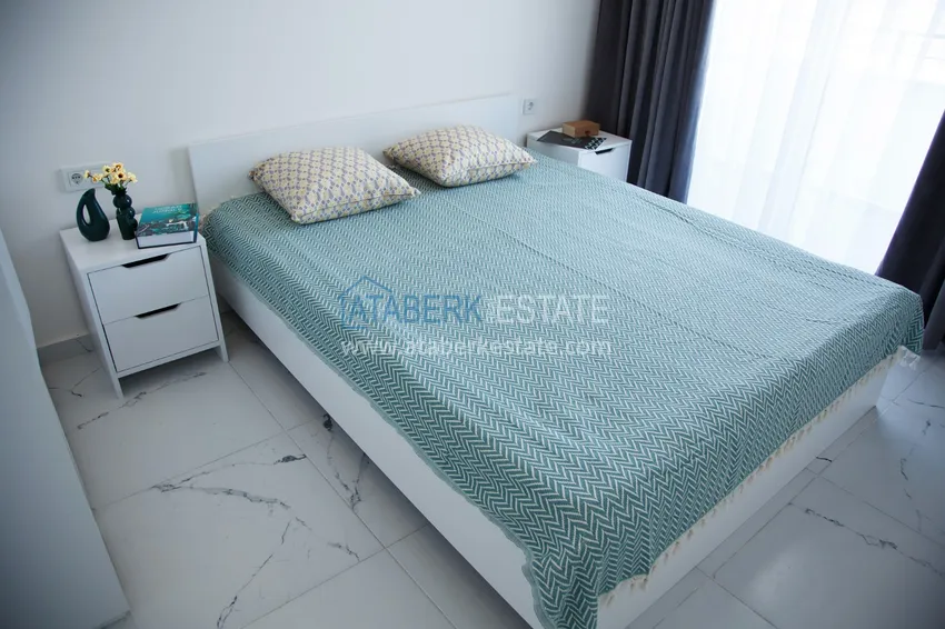 Приобрести Аренда квартиры 1+1 в комфортабельном комплексе - Алания, район Авсаллар №4 13