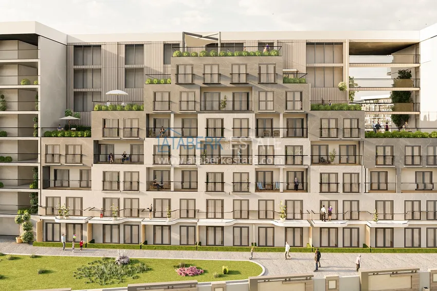 Квартиры от застройщика с рассрочкой на 2 года 25% первоначальный взнос - район Алтынташ, Анталия 13 