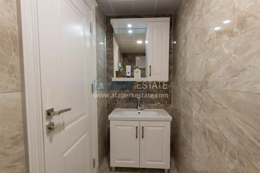 Приобрести Дуплекс 3+1 меблированный с видом на море и горы в новом комплексе, район Махмутлар – Алания 15 