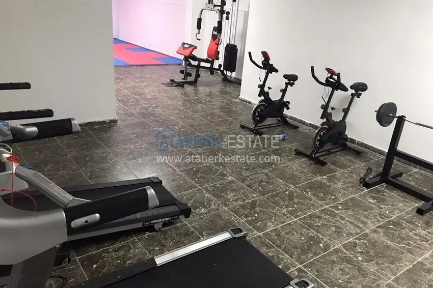 Меблированный дуплекс 2+1 с видом на море и горы в Газипаше - открыт для ВНЖ 14 