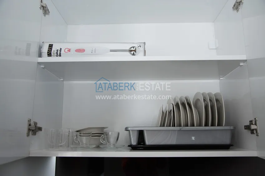 Приобрести Двухкомнатная квартира для аренды в комфортабельной резиденции в Авсалларе №8 14 