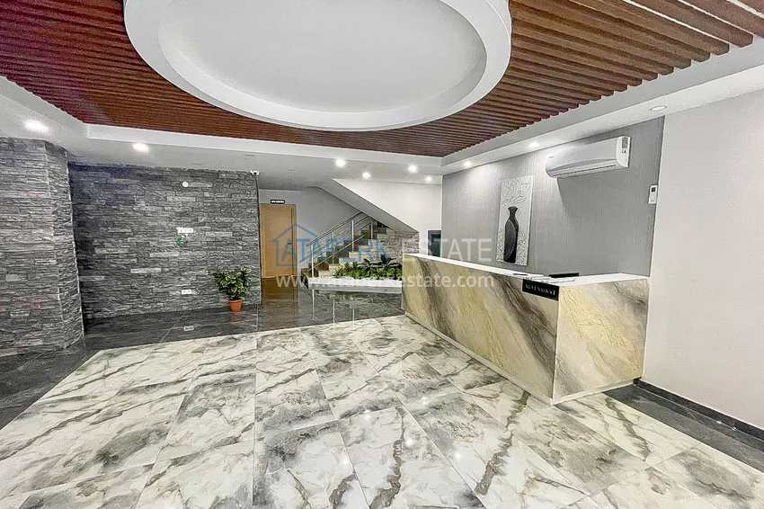 Меблированная квартира в центре Алании, трехкомнатная с застекленным балконом 17