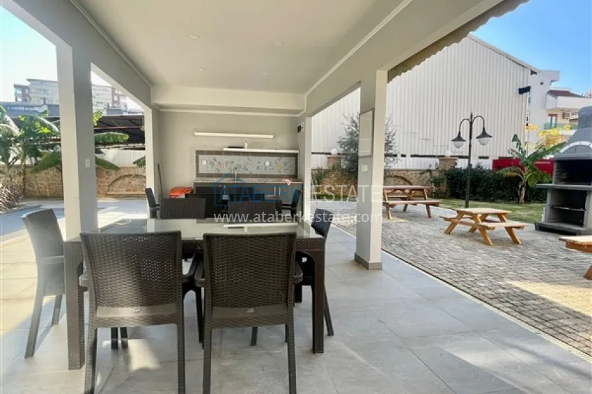 Линейная квартира 3+1 с отдельной кухней в комплексе сегмента комфорт – Алания, район Оба 14 