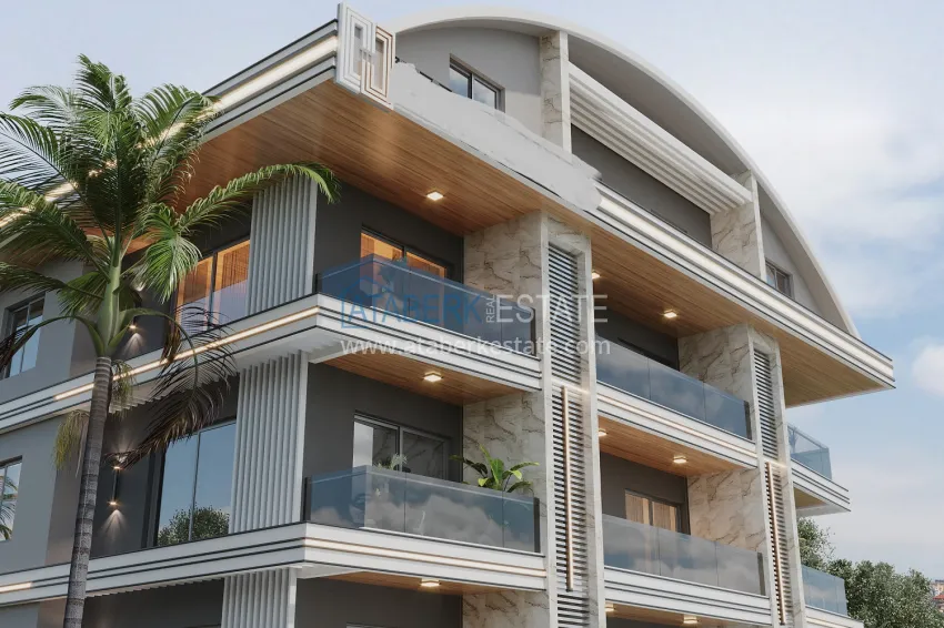 Инвестиционно-выгодный проект на этапе котлована в самом сердце Алании - район пляжа Клеопатра 14 