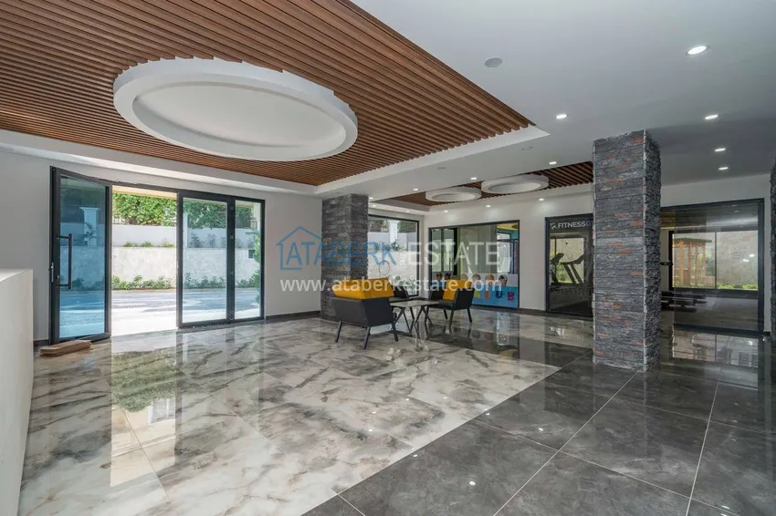 Меблированная квартира в центре Алании, трехкомнатная с застекленным балконом 18