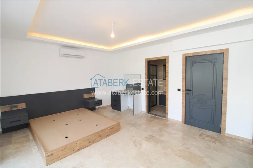 Приобрести Вилла 3+1 после ремонта с видом на море и крепость, район Каргыджак – Алания  17 