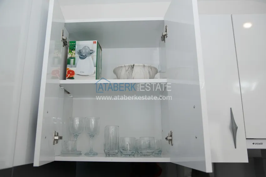 Приобрести Двухкомнатная квартира для аренды в комфортабельной резиденции в Авсалларе №8 15 