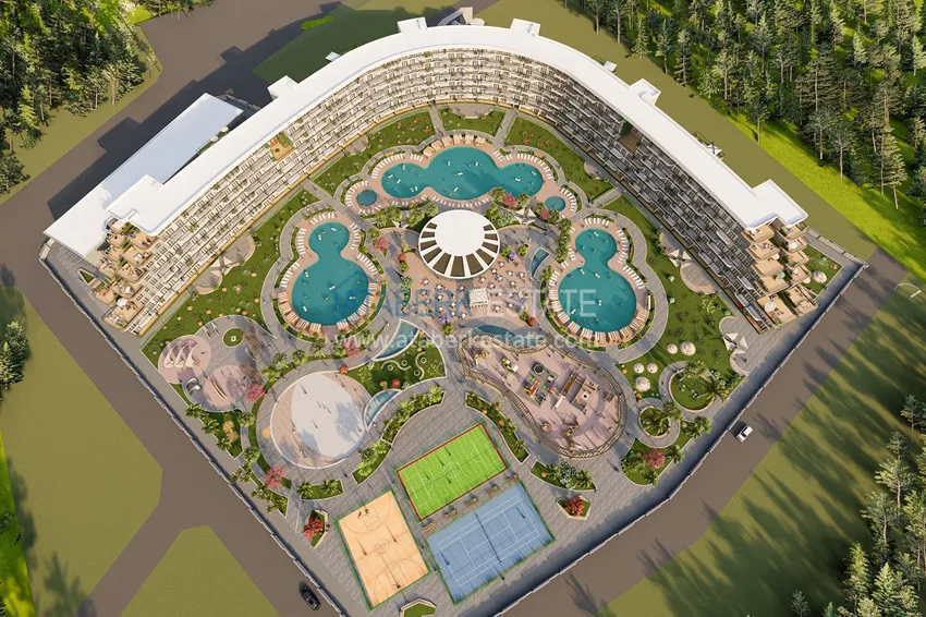 Квартиры от застройщика с рассрочкой на 2 года 25% первоначальный взнос - район Алтынташ, Анталия 16 