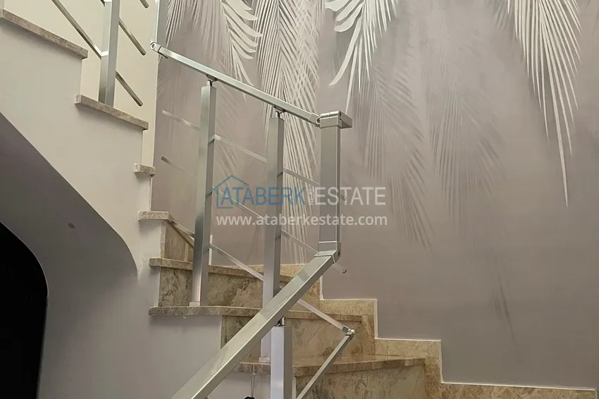 Приобрести Дуплекс 3+1 меблированный с видом на море и горы в новом комплексе, район Махмутлар – Алания 18 