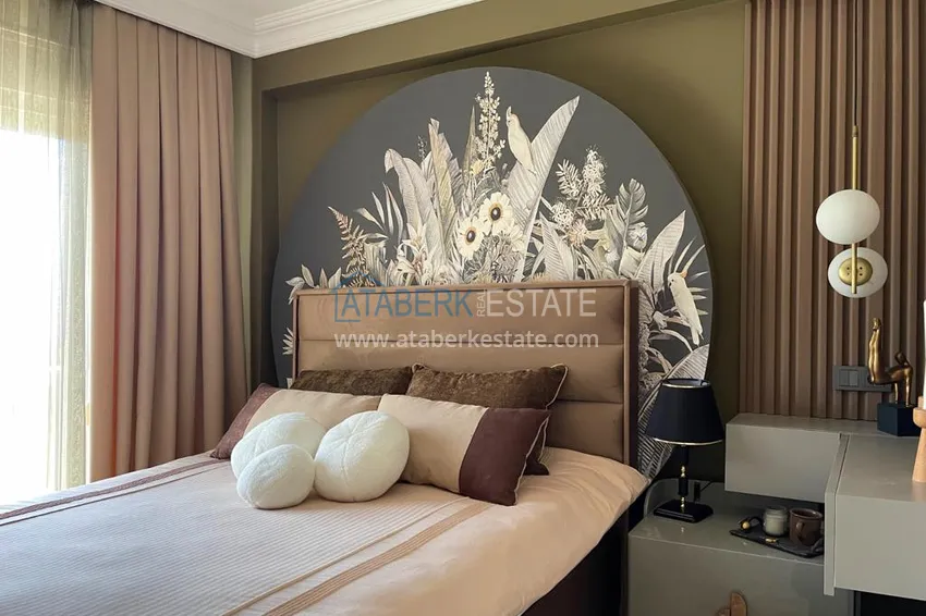 Приобрести Квартира 3+1 с мебелью в апарт-вилле – центр Алании, район Бекташ 20