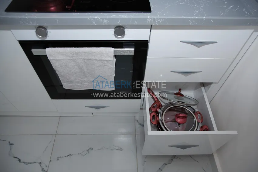 Приобрести Двухкомнатная квартира для аренды в комфортабельной резиденции в Авсалларе №8 17 