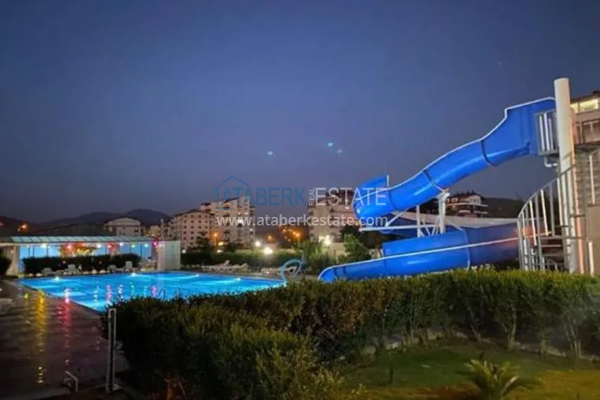 Меблированный дуплекс 2+1 с видом на море и горы в Газипаше - открыт для ВНЖ 1 