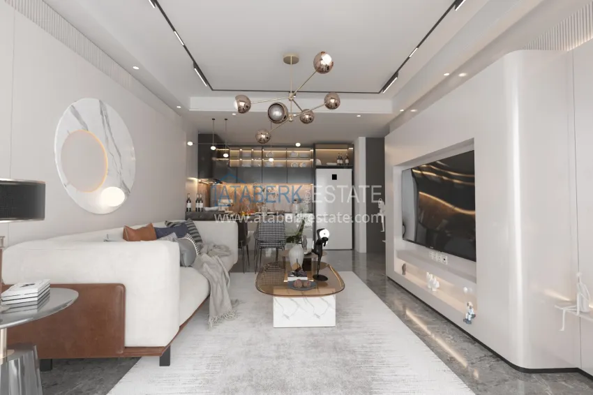 Приобрести Инвестиционно-выгодный проект на этапе котлована в самом сердце Алании - район пляжа Клеопатра 1 