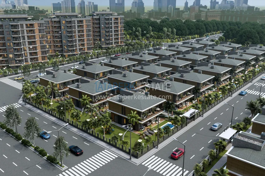 Эксклюзивный Проект Вашей Мечты – элитный коттеджный комплекс в Анталии, район Лара – Эрменек 1 