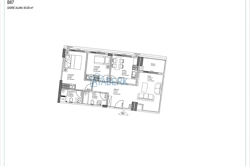 Купить дешево Квартиры от застройщика с рассрочкой на 2 года 25% первоначальный взнос - район Алтынташ, Анталия 9 