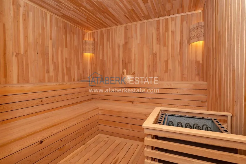 Меблированная квартира в центре Алании, трехкомнатная с застекленным балконом 28