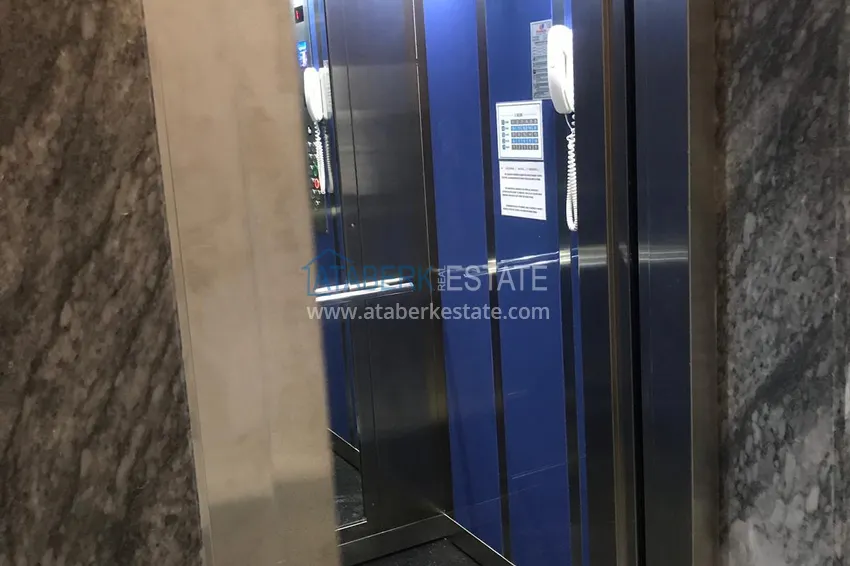 Квартира 2+1 с видом на горы и крепость в комплексе комфорт-класса с собственным пляжем, район Демирташ – Алания 32 