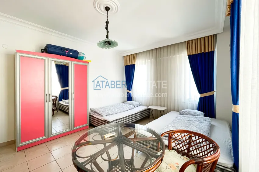 Приобрести Роскошная линейная квартира «под ключ» на первой береговой линии в курортном районе Тосмур, Алания 34