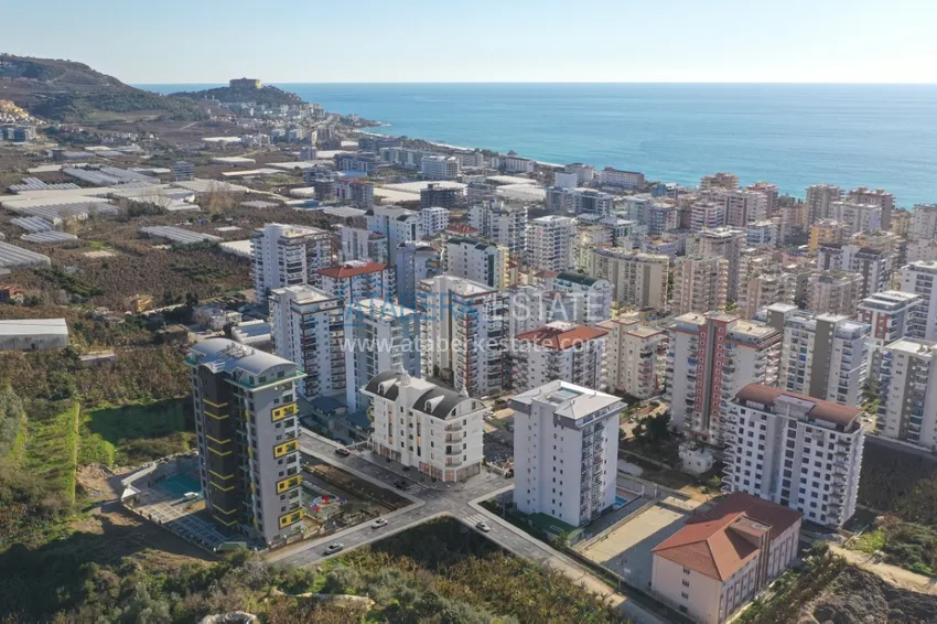 Квартира 1+1 от инвестора в комплексе на этапе строительства, Махмутлар – Алания 2 