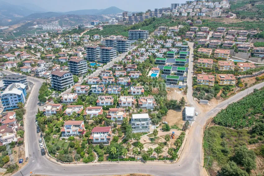 Вилла 3+1 после ремонта с видом на море и крепость, район Каргыджак – Алания  2 