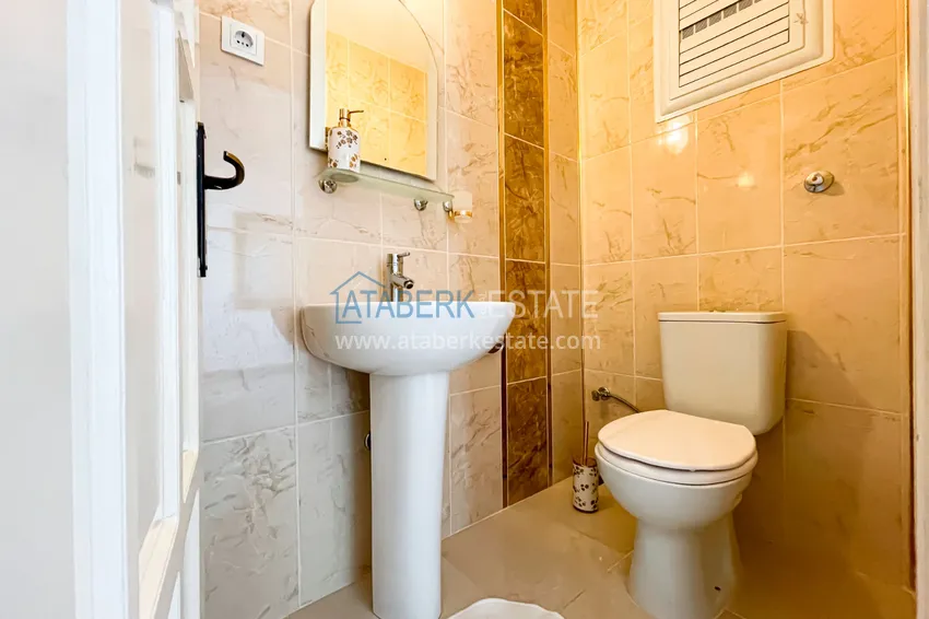 Приобрести Роскошная линейная квартира «под ключ» на первой береговой линии в курортном районе Тосмур, Алания 38