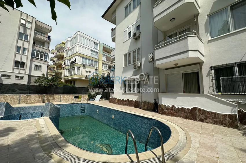 Квартира 1+1 меблированная всего в 300 метрах от Средиземного моря, центр Аланьи   6 